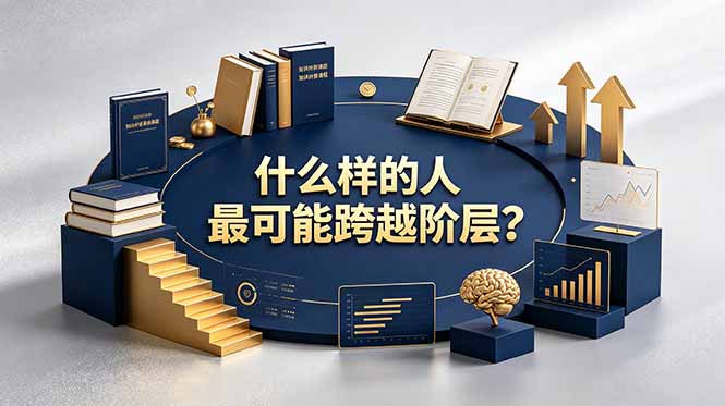 付费文章:什么样的人最可能跨越阶层?具备这五种特质,普通人也能顺利跨越阶层-卿云社