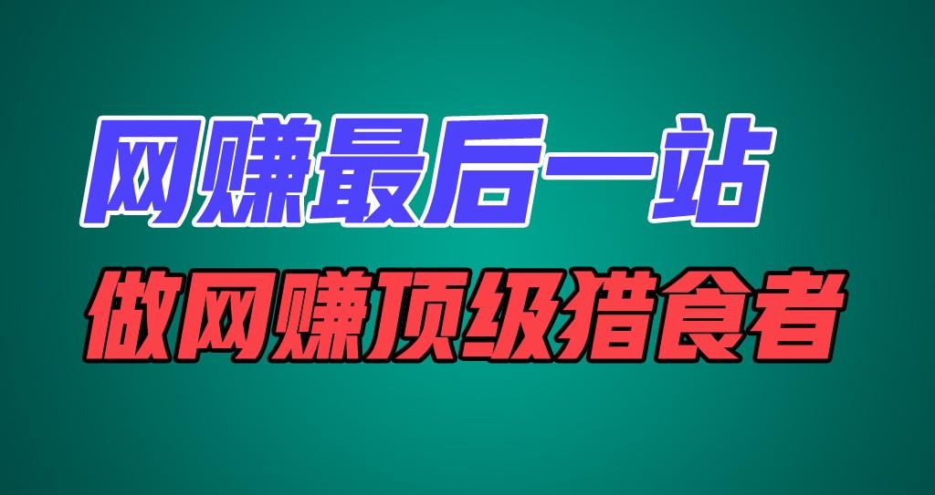 网赚最后一站，卖项目，做网赚顶级猎食者-卿云社
