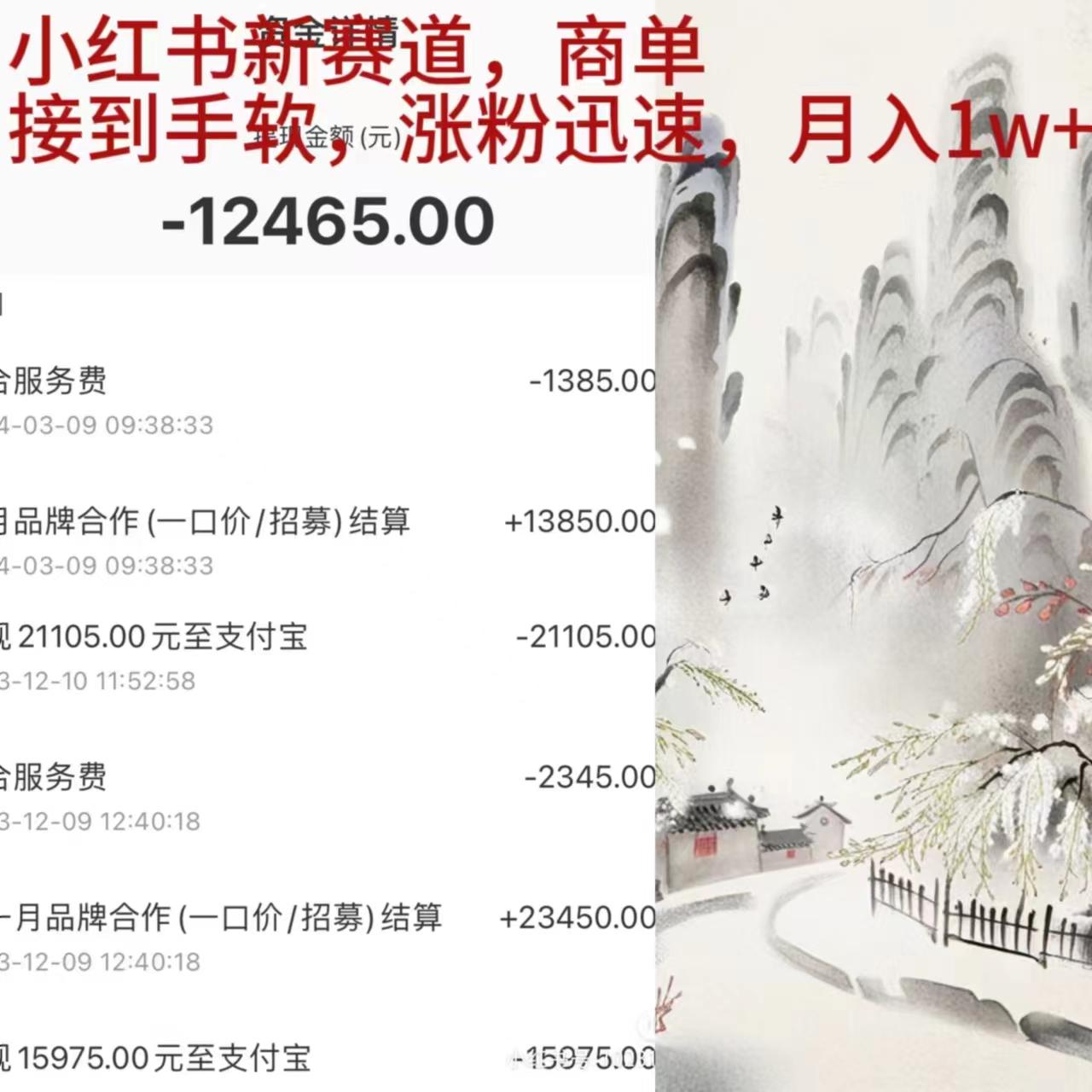 (9476期)小红书新赛道，商单接到手软，涨粉迅速，月入1w+-卿云社