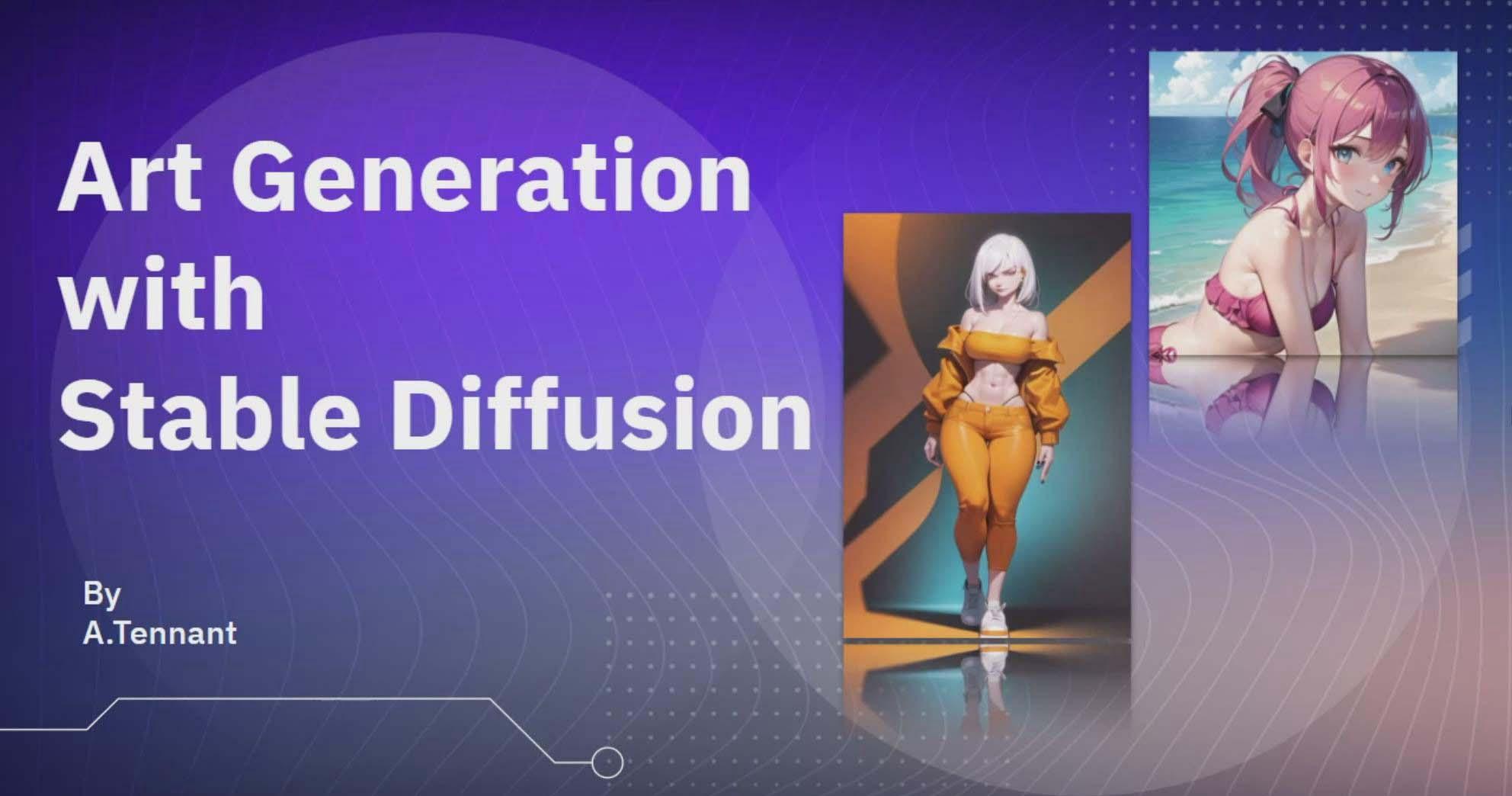 图片[1]-利用Stable Diffusion AI人工智能生成动漫艺术分步教程-14节课-中英字幕-卿云社