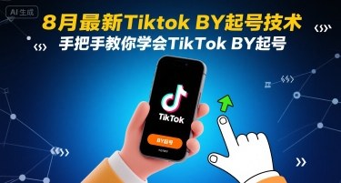 8月最新Tiktok搬运起号技术，手把手教你学会TikTok搬运起号-卿云社