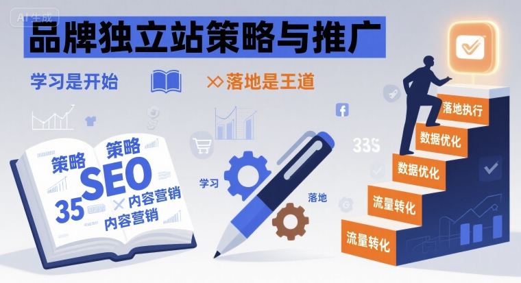品牌独立站策略与推广，学习是开始，落地是王道-卿云社