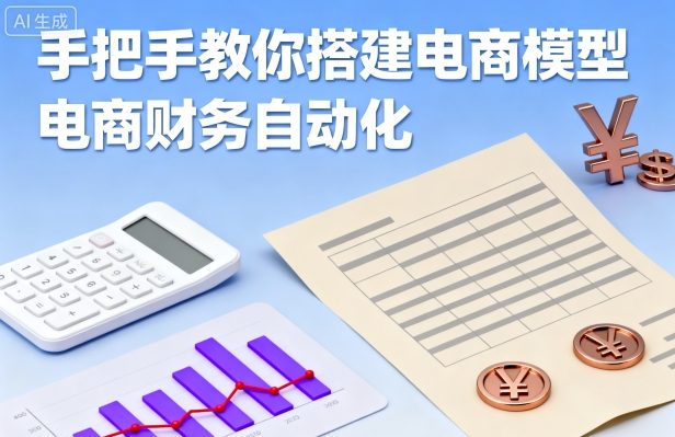 手把手教你搭建电商模型-电商财务自动化-卿云社