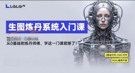 LibLibAI哩布哩布生图炼丹系统入门课，从生图到炼丹，只学这一门就够了-卿云社