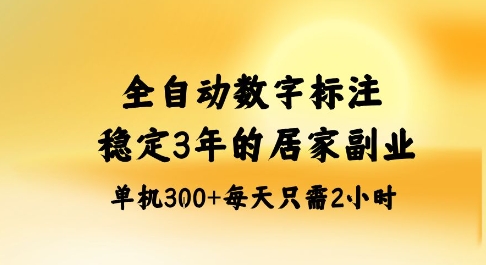 全自动数字标注，稳定3年的蓝海项目，居家也能矩阵开干的副业，单机日入3张+【揭秘】-卿云社