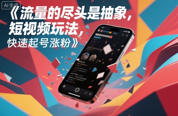 流量的尽头是抽象，抽象新奇特短视频玩法，快速起号涨粉-卿云社