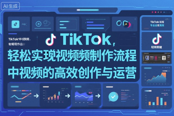 TikTok中视频制做流程，轻松实现Tk中视频的高效创作与运营-卿云社