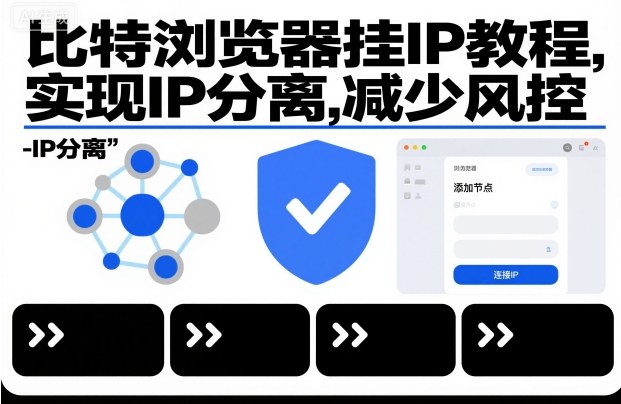 比特浏览器挂IP教程，实现IP分离，减少风控-卿云社