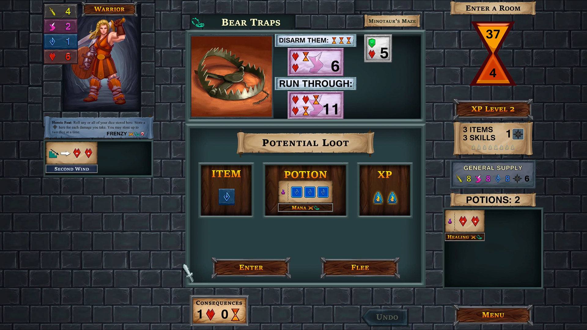 《单层地牢 One Deck Dungeon》Switch英文版NSP下载-卿云社
