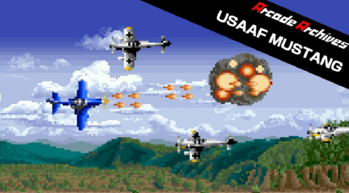 《街机：野马战机 Arcade Archives USAAF MUSTANG》Switch英文版NSP下载-卿云社