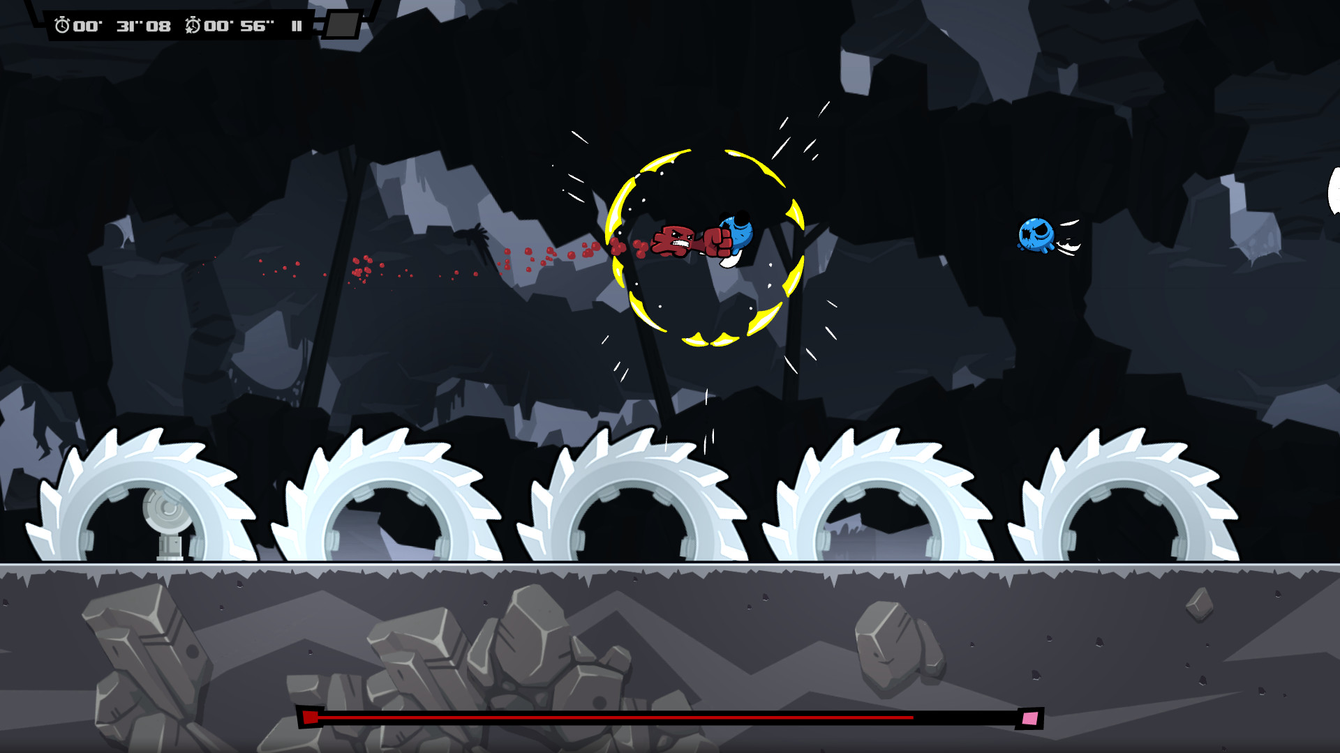 《超级食肉男孩：永无止境 Super Meat Boy Forever》Switch中文版NSZ下载 +v262144补丁-卿云社