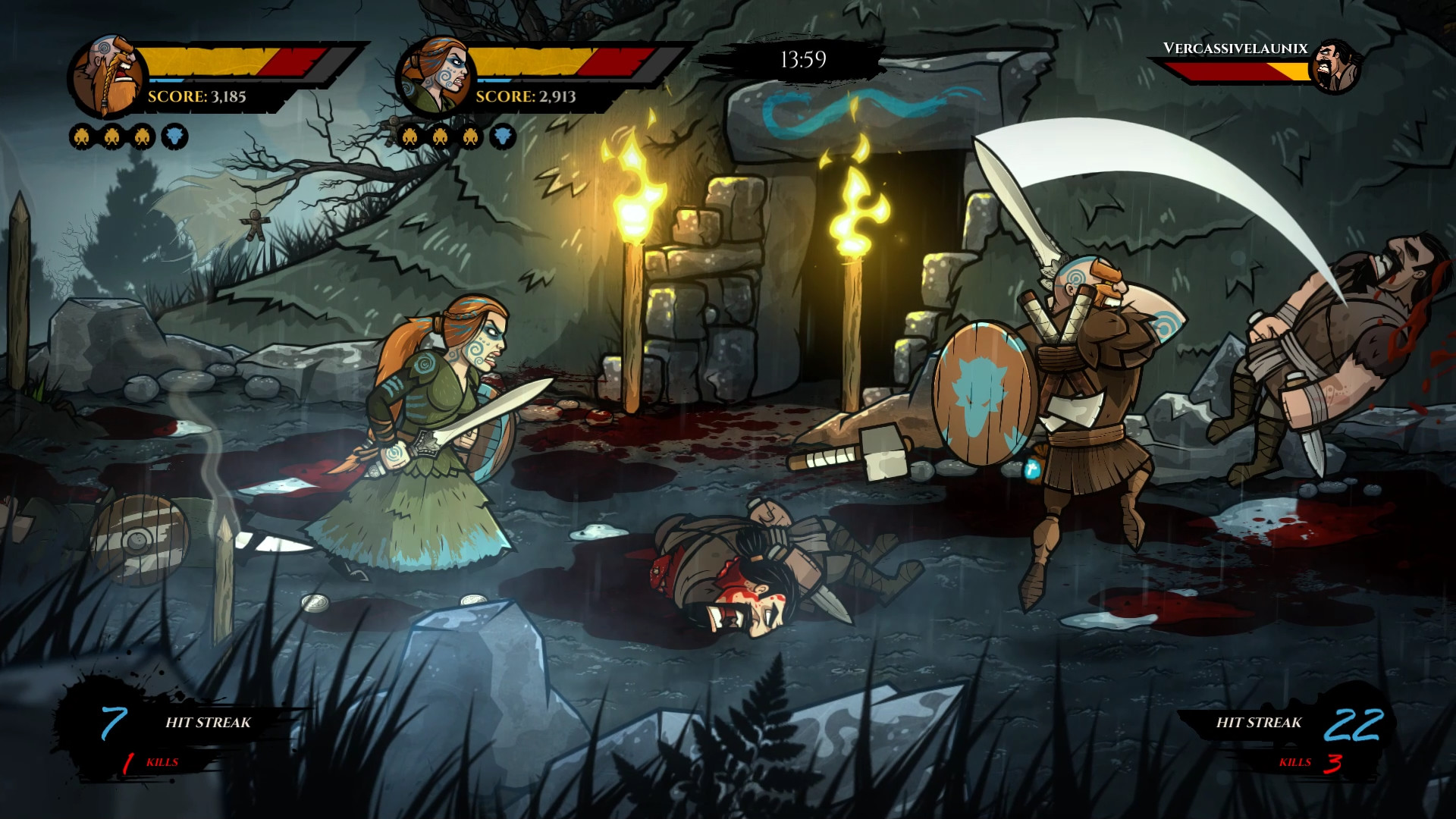 《狼刃 Wulverblade》Switch中文版NSP下载 – 含1.3.0补丁-卿云社