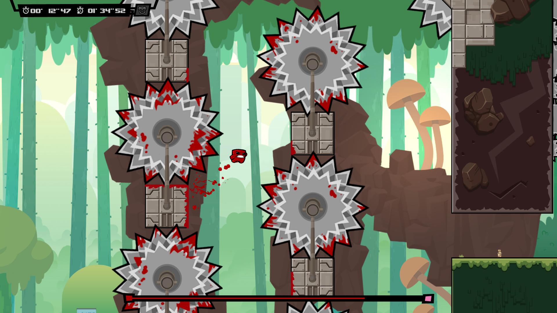 【5.05】《永远的超级食肉男孩 Super Meat Boy forever》PS4美版中文下载- 含1.10补丁-卿云社