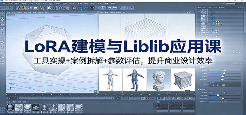 LoRA建模与Liblib应用课：工具实操+案例拆解+参数评估，提升商业设计效率-卿云社