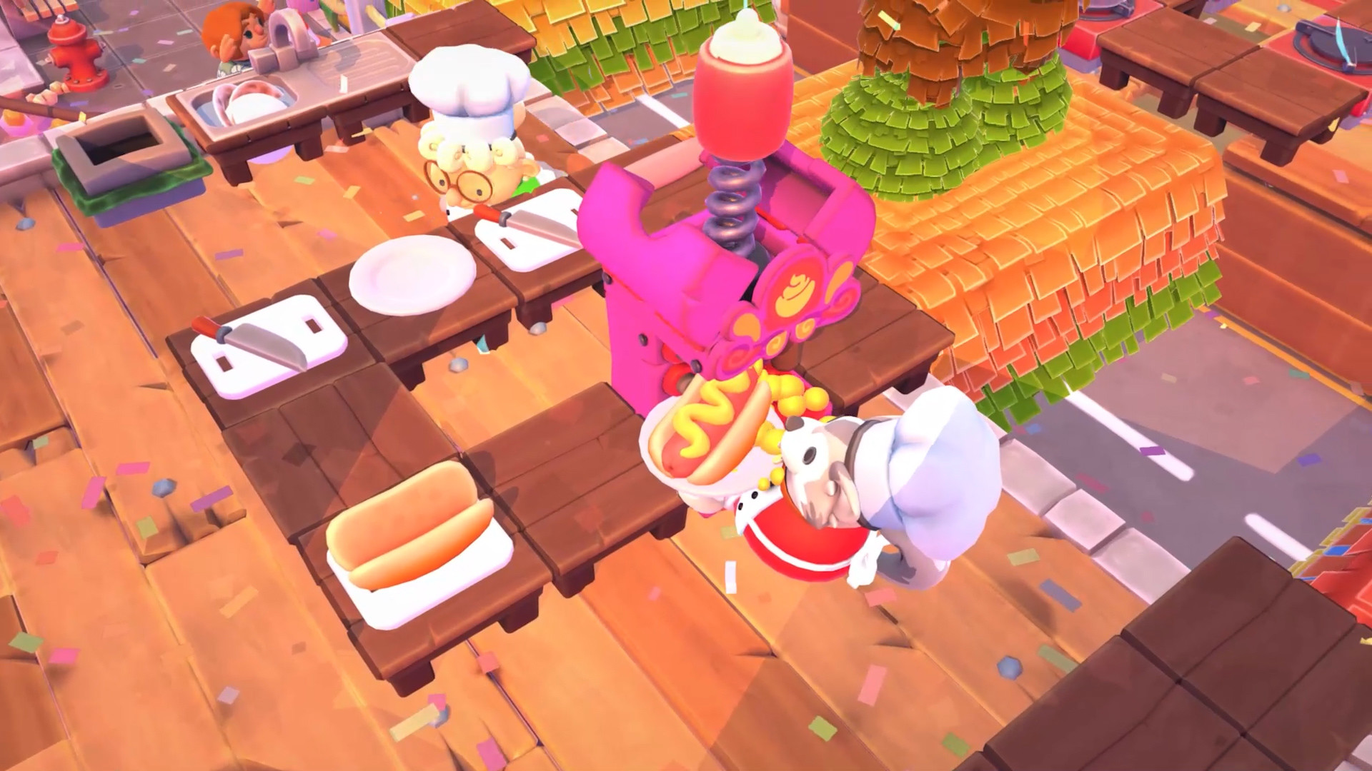 《煮糊了2 分手厨房2 Overcooked2》Switch美版中文版NSP下载 – 含1.0.19补丁+5DLC-卿云社