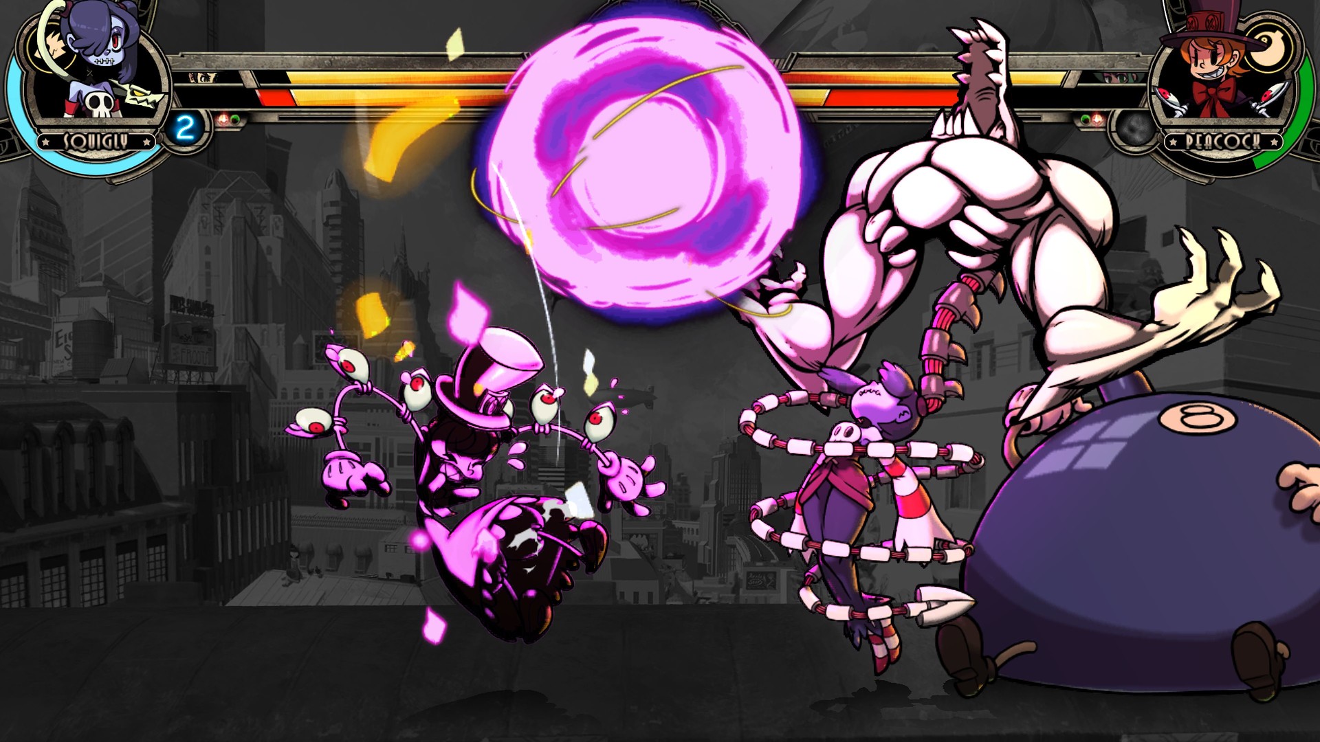 《骷髅女孩：二度返场 Skullgirls: 2nd Encore》Switch美版英文NSP下载 – 含1.0.11补丁+5DLC-卿云社