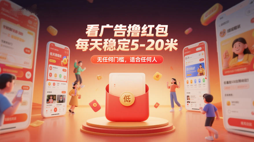 看广告撸红包，每天稳定5-20米，无任何门槛，适合任何人-卿云社