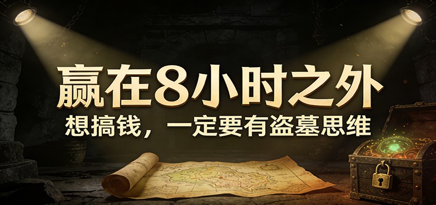 公众号付费文章《赢在8小时之外，想搞钱，一定要有盗墓思维》-小艾项目网