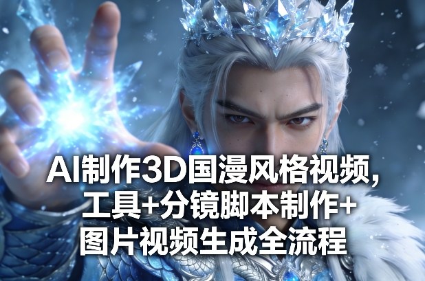 AI制作3D国漫风格视频，工具+分镜脚本制作+图片视频生成全流程-卿云社