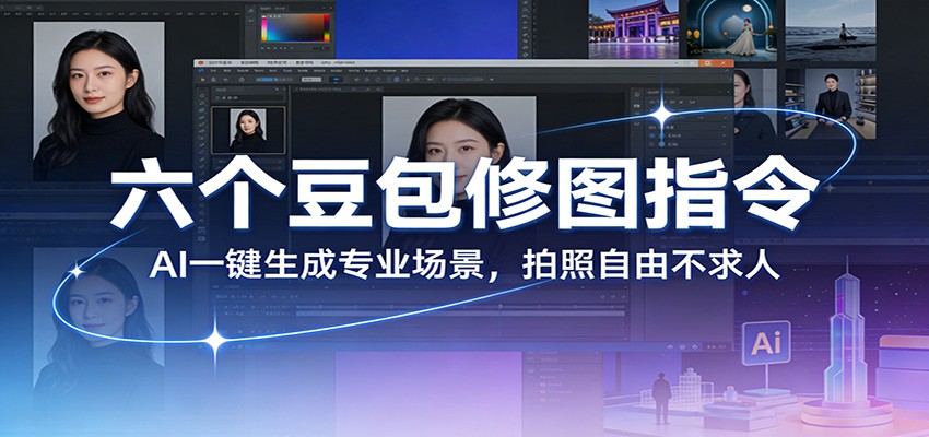 六个豆包修图指令：AI 一键生成专业场景，拍照自由不求人-卿云社