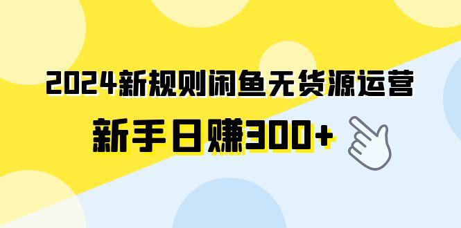 (9522期)2024新规则闲鱼无货源运营新手日赚300+-卿云社