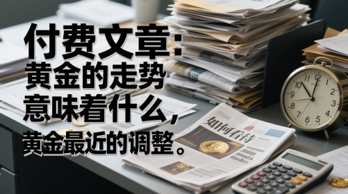 付费文章：黄金的走势意味着什么，如何看待黄金最近的调整-卿云社