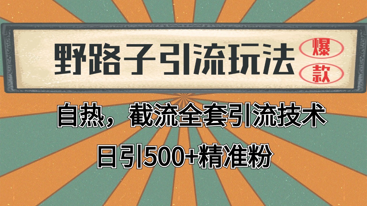 抖音小红书视频号全平台引流打法，全自动引流日引2000+精准客户-卿云社