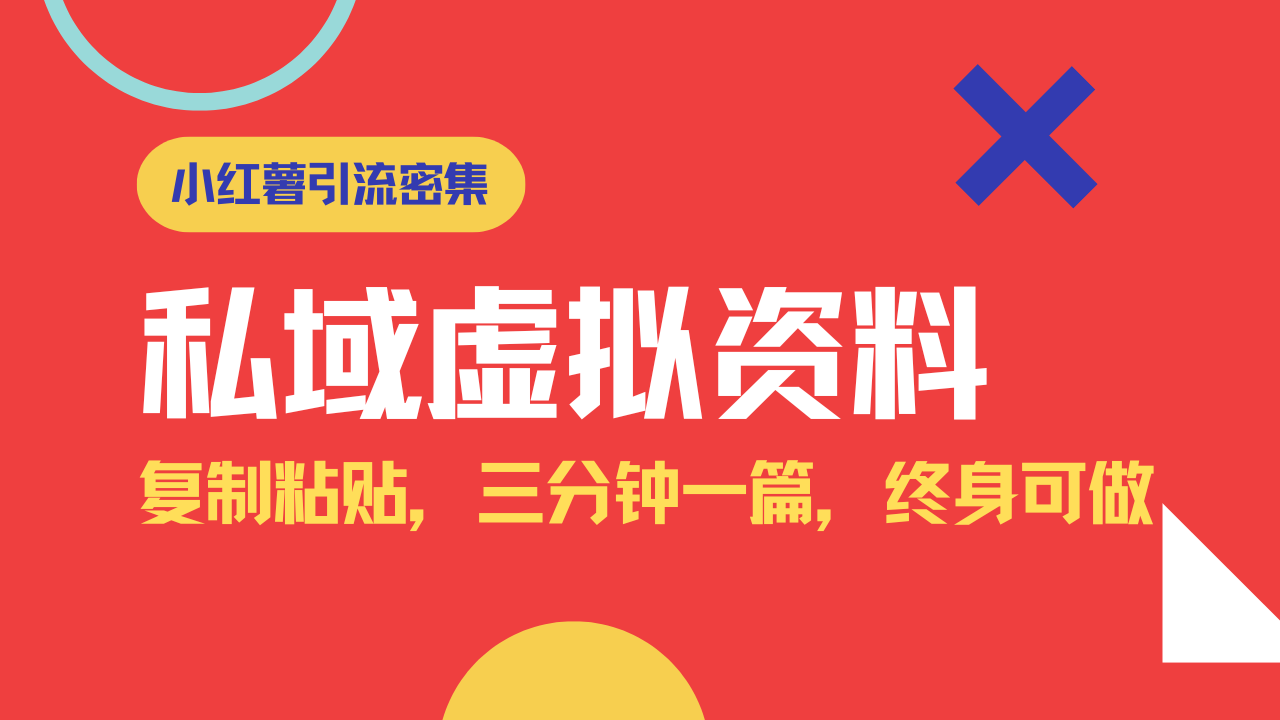 小红书引流私域旅游虚拟资料玩法，复制粘贴，三分钟一篇图文，日入1000...-卿云社