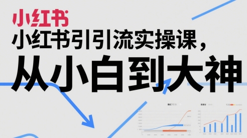 小红书引流实操课，从小白到大神-卿云社