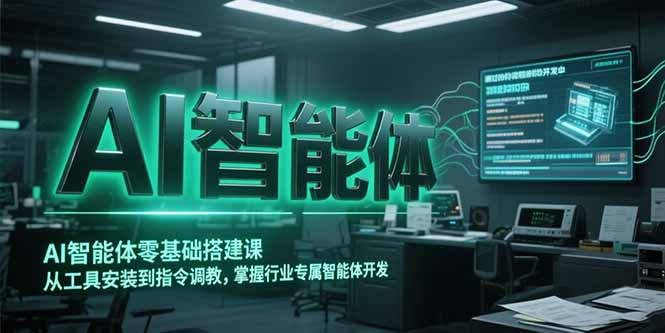 AI智能体零基础搭建课，从工具安装到指令调教，掌握行业专属智能体开发…-小艾项目网