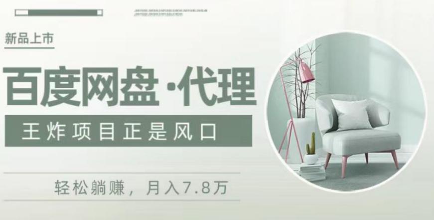 度盘代理，月入7w保姆级全方位教程-卿云社