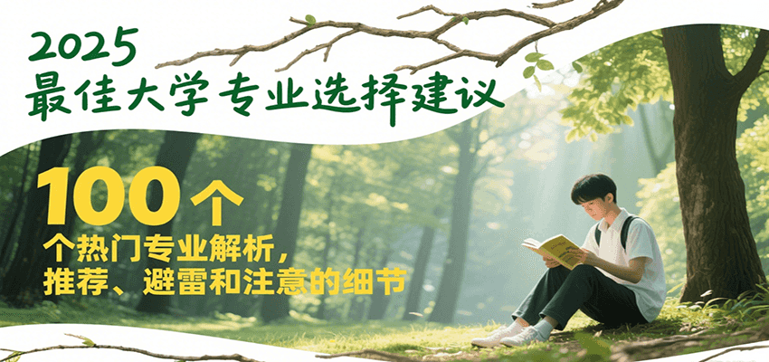 2025最佳大学专业选择建议，100个热门专业解析，推荐、避雷和注意的细节-卿云社