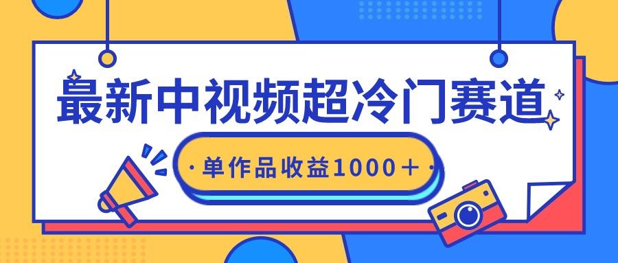 (9275期)最新中视频超冷门赛道，轻松过原创，单条视频收益1000＋-卿云社