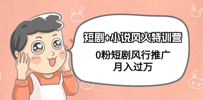 (9374期)短剧+小说风火特训营，0粉短剧风行推广，月入过万(102节课)-卿云社