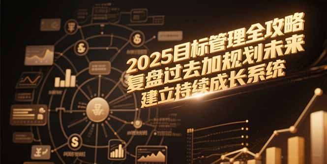 2025目标管理全攻略，复盘过去加规划未来，建立持续成长系统-卿云社