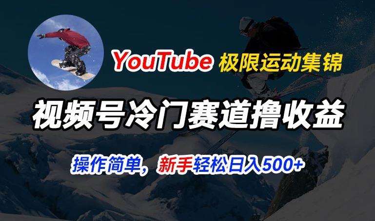 视频号冷门赛道撸收益，YouTube搬运极限运动集锦，暴力起号，操作简单流量高，轻松日入5张【揭秘】-卿云社
