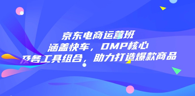 京东电商运营班：涵盖快车，DMP核心及各工具组合，助力打造爆款商品-卿云社