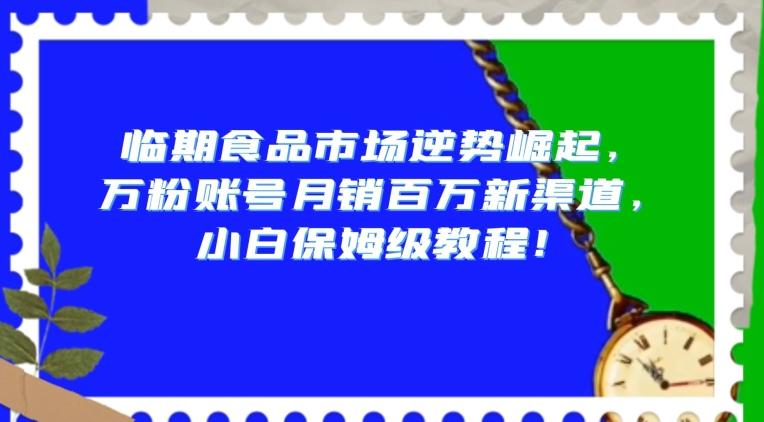 临期食品市场逆势崛起，万粉账号月销百万新渠道，小白保姆级教程【揭秘】-卿云社
