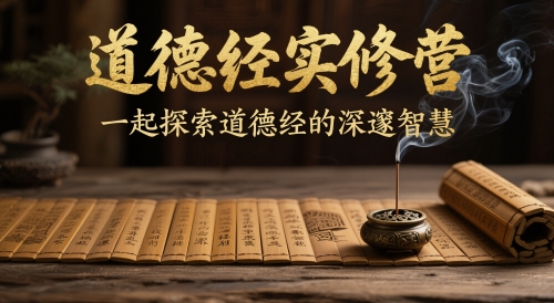 道德经实修营，一起探索道德经的深邃智慧-卿云社