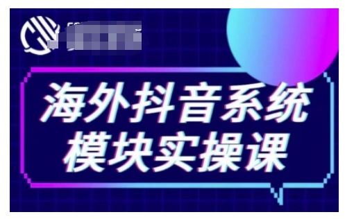 海外抖音Tiktok系统模块实操课，TK短视频带货，TK直播带货，TK小店端实操等-卿云社
