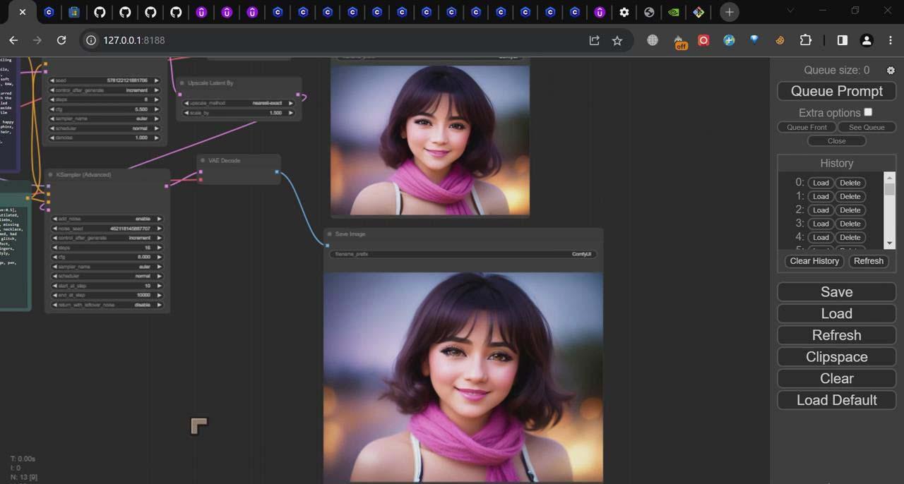 图片[2]-ComfyUI 利用 Stable Diffusion 学习AI GUI 工作流程教程-中英字幕-卿云社