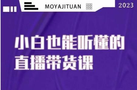 大威本威·能听懂的直播带货课，小白也能听懂，20节完整-卿云社