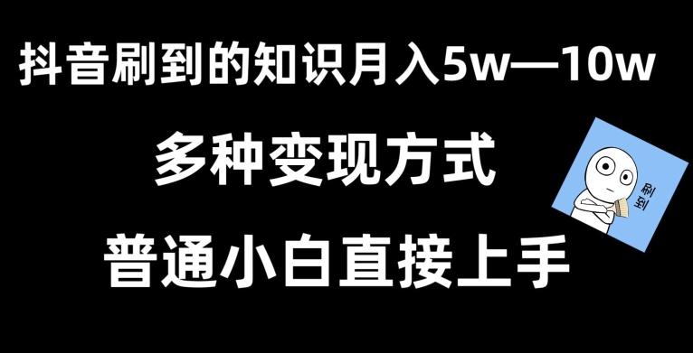 抖音刷到的知识，每天只需2小时，日入2000+，暴力变现，普通小白直接上手【揭秘】-卿云社