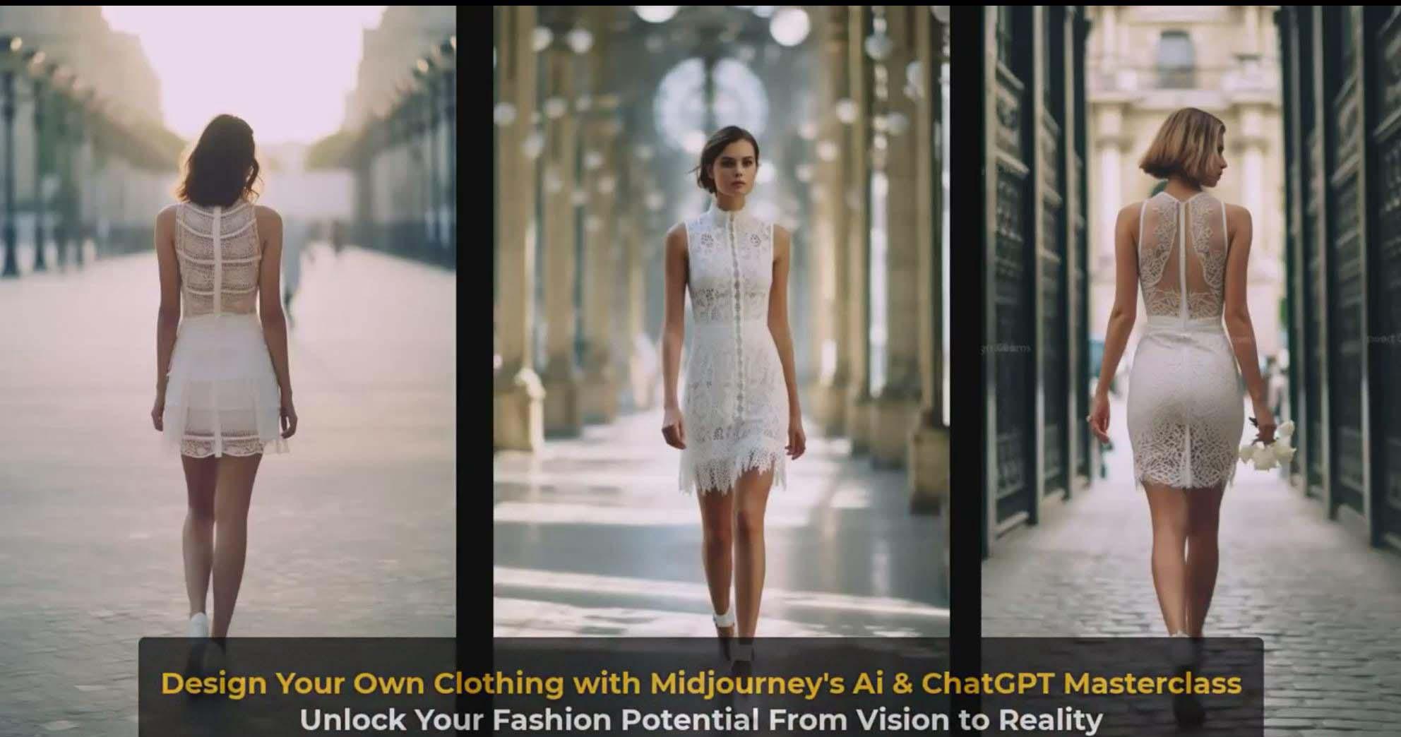 图片[2]-利用 Midjourneys Ai 人工智能设计自己的服装AI大师班-10节课-中英字幕-卿云社