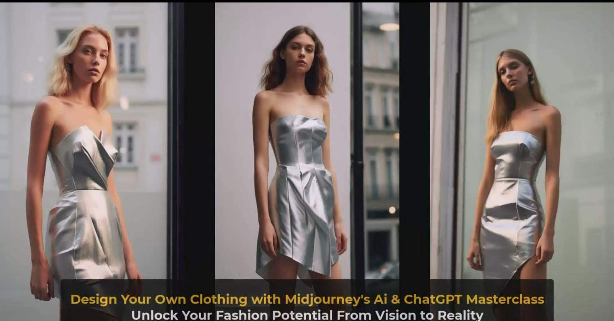 图片[8]-利用 Midjourneys Ai 人工智能设计自己的服装AI大师班-10节课-中英字幕-卿云社
