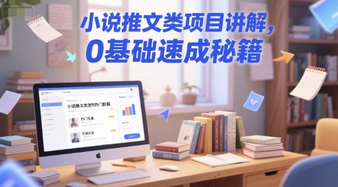 小说推文类项目讲解，0 基础速成秘籍-卿云社