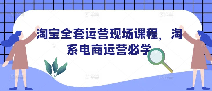 淘宝全套运营现场课程，淘系电商运营必学-卿云社