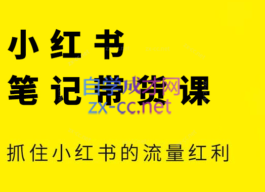 张宾·小红书笔记带货课(更新9月)-卿云社