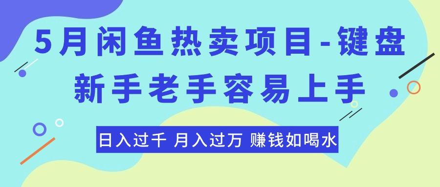 最新闲鱼热卖项目-键盘，新手老手容易上手，日入过千，月入过万，赚钱…-卿云社