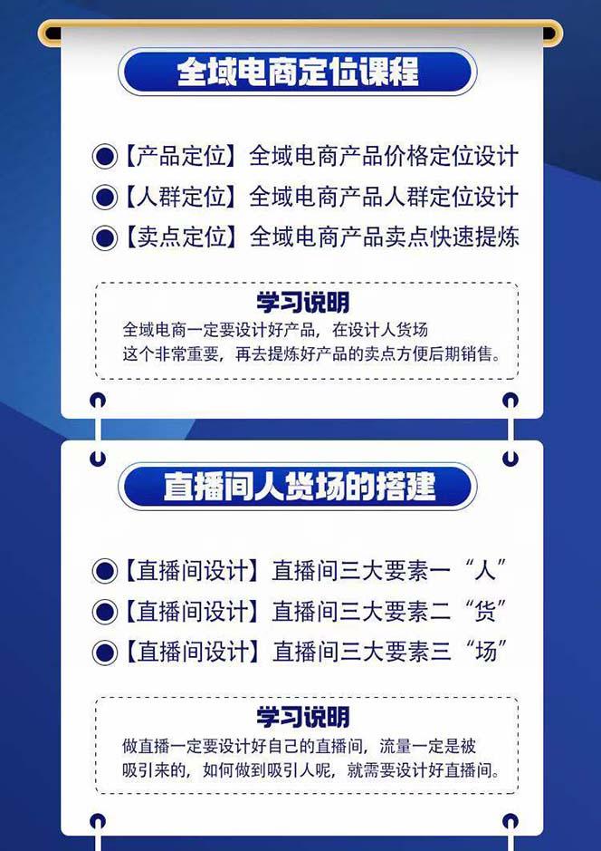 图片[2]-全域电商-粗暴玩法课：10亿销售经验干货分享！定位/免费起号/千川投流-卿云社
